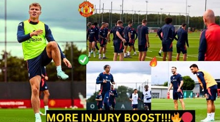 BREAKING✅Man Utd double Injury boost: Yoro, Hojlund, Shaw ahead of Southampton clash