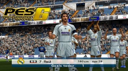 Real Madrid vs Sampdoria: Pro Evolution Soccer 6 PS2 Master League Gameplay #14