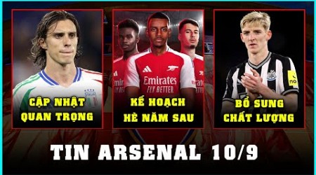 TIN ARSENAL 10/9: TÌNH TRẠNG CALAFIORI, QUAN TÂM BỘ ĐÔI NEWCASTLE