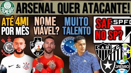 MEMPHIS: SALÁRIO DE ATÉ R$ 4MI! MARCIAL PERTO? SAF DO SP? ARSENAL QUER ALVIVERDE! ZÊRO, GALO, VASCO+