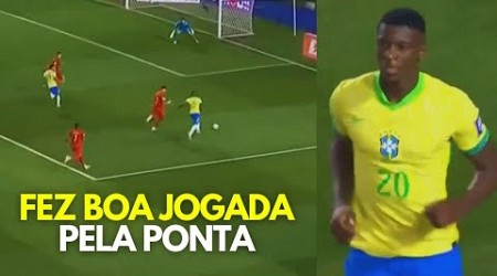 LUIZ HENRIQUE FEZ SUA ESTREIA PELA SELEÇÃO BRASILEIRA