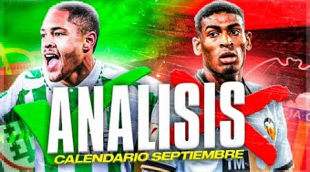 LOS MEJORES Y PEORES EQUIPOS FANTASY PARA SEPTIEMBRE | ANÁLISIS CALENDARIO | LaLiga 24/25 | Carrasco