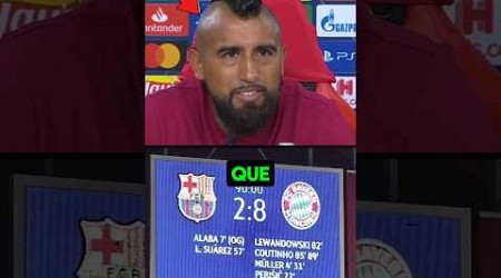 Arturo Vidal no juegan contra un equipo de la Bundesliga sino contra el mejor del mundo 