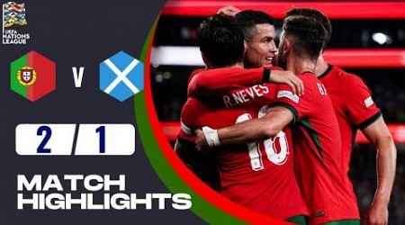 Portugal vs Scotland | 2-1 | Highlights | UEFA Nations League 2024-25 | portugal vs scotland 2024