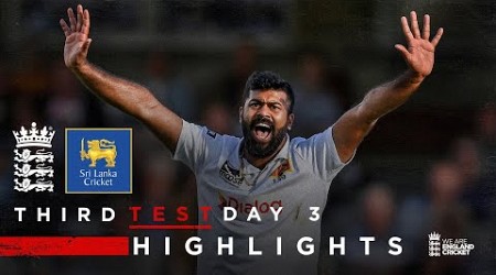 Kumara&#39;s 4-Fer In 16 Wicket Day! | Highlights - England v Sri Lanka Day 3 | Rothesay Test 2024