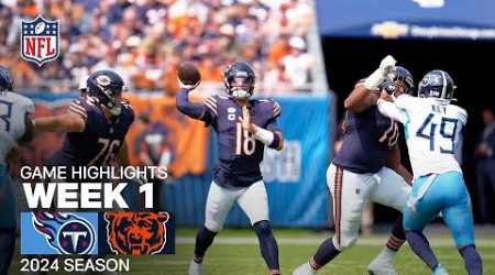 Tennessee Titans vs. Chicago Bears | NFL 2024 Week 1 Game Highlights