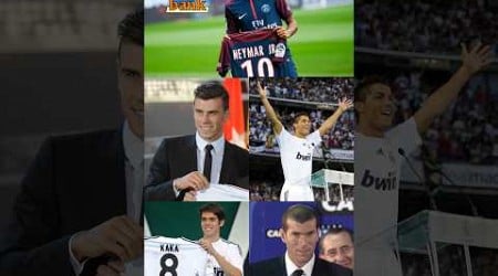 5 kez üst üste dünya transfer rekorunu kıran Real Madrid