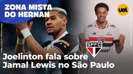 JAMAL LEWIS NO SÃO PAULO: ‘ESPERO QUE A TORCIDA ABRACE ELE’, DIZ JOELINTON SOBRE ATLETA EX-NEWCASTLE