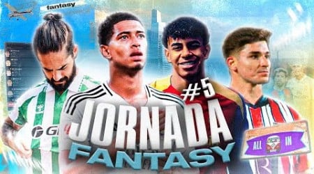 JORNADA 5: ANÁLISIS FANTASY 2024/25 | ALINEACIONES PROBABLES, SANCIONADOS y LESIONADOS | Carrasco