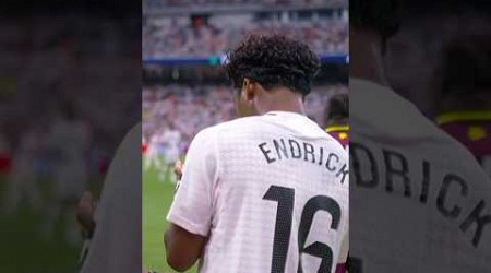 ENDRICK&#39;s first minutes with REAL MADRID 