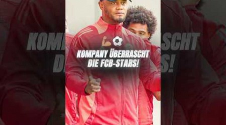 Wie Xabi Alonso: Kompany überrascht Bayern-Stars! #fcbayern #fußball #bundesliga