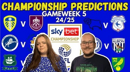 OUR WEEK 5 CHAMPIONSHIP PREDICTIONS 24/25