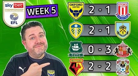 Sunderland remain PERFECT! - Big wins for #LUFC &amp; #OUFC - Championship Predictions Week 5! 