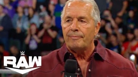 Bret &quot;Hitman&quot; Hart Returns and Calls Gunther a Coward! | WWE Raw Highlights 9/9/24 | WWE on USA