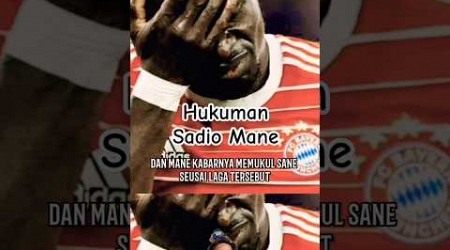 Sadio Mane kena hukuman dari manajemen Bayern Munchen #sadiomane #bayernmunchen #sane #mane #shorts