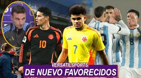 DE NUEVO FAVORECEN a ARGENTINA | COLOMBIA ATENTA | LUIS DIAZ RENOVACION | JAMES HABLA de EVERTON