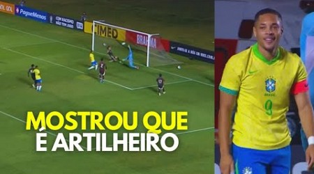 VITOR ROQUE MARCOU EM VITÓRIA DA SELEÇÃO | Vitor Roque vs México