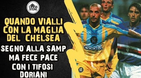 QUANDO VIALLI CON LA MAGLIA DEL CHELSEA FECE GOL ALLA SAMPDORIA MA FECE &quot;PACE&quot; CON I TIFOSI DORIANI