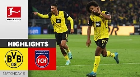 Dortmund Ranks #1! | Borussia Dortmund - 1. FC Heidenheim 1846 4-2 | Highlights | MD 3 – 2024/25