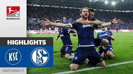 KSC on Top of the Table! | Karlsruher SC - FC Schalke | 2-0 | Highlights | MD 5 - Bundesliga 2 24/25