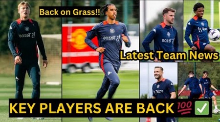 BREAKING✅ Leny Yoro,Hojlund,Ugarte,Shaw,Malacia, Man United training, injury News &amp; Return Dates 