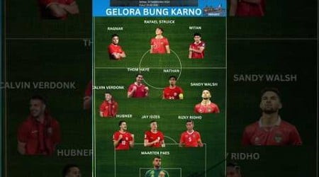 Line up Timnas Indonesia vs Australia auto menang#shorts