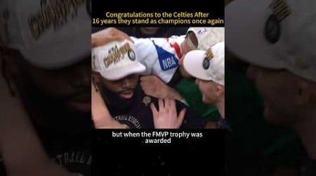 Celtics become champions again after 16 years #shorts #nba #basketball #jaylenbrown #tatum