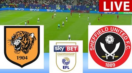 ⚽️ Hull City vs Sheffield United LIVE | English Football League Championship