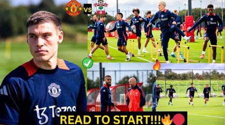 BREAKING✅Manuel Ugarte STARTS in Man Utd vs Southampton: Zirkzee, Hojlund, Garnacho, Amad