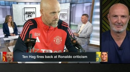 Ten hag fire back cristiano criticism