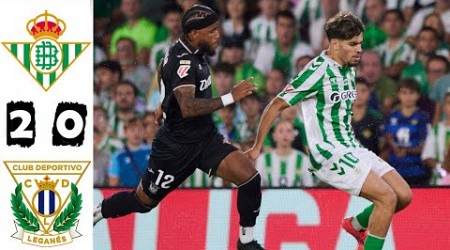 Real Betis vs Leganes 2-0 Resumen | La Liga - 2024/2025