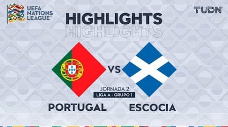 HIGHLIGHTS - Portugal vs Escocia | UEFA Nations League 2024 | TUDN