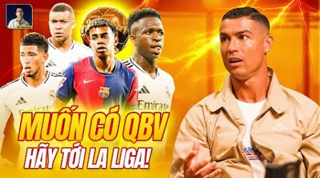 VỚI RONALDO, LA LIGA MỚI LÀ ‘VƯỜN ƯƠM’ CHO CÁC CHỦ NHÂN CỦA DANH HIỆU QBV | BLV ANH QUÂN TV