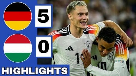 ⚪️Germany vs Hungary (5-0) Extended HIGHLIGHTS | UEFA Nations League