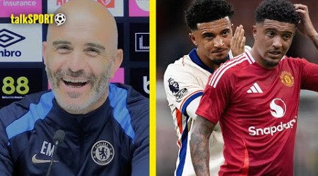 Enzo Maresca SUBTLY JIBES Erik Ten Hag As He PRAISES Jadon Sancho After His Chelsea Debut 