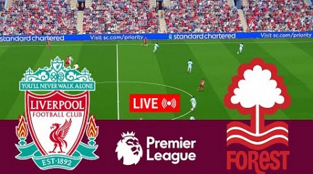 [LIVE] Liverpool vs Nottingham Forest Premier League 24/25 Full Match - Video Game Simulation