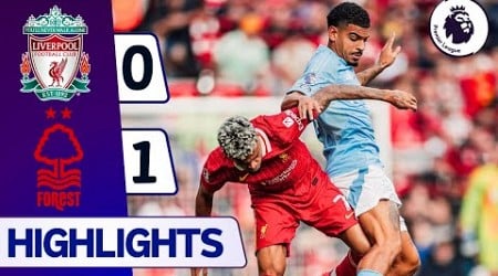 Liverpool vs Nottingham Forest (0-1)| Highlights &amp; Goals | Premier League 2024/25