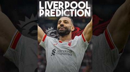 Predicting where Liverpool will finish in the Premier League 