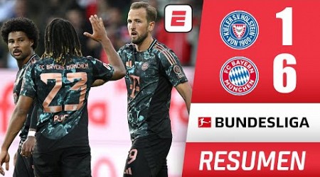 PALIZA descomunal del BAYERN MUNICH al KSV HOLSTEIN por 6-1. Triplete de Harry Kane | Bundesliga