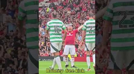 Legend rooney free kick goal vs celtic