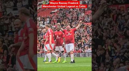 Wayne Rooney Freekick Reunited Manchester United vs Celtic #waynerooney #manchesterunited #reunited