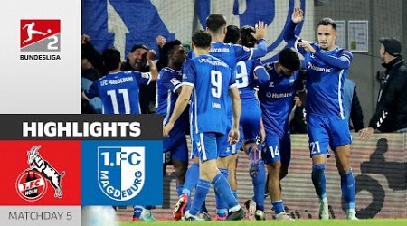 Magdeburg Turns The Game Around! | 1. FC Köln - 1.FC Magdeburg 1-2 | Highlights | Matchday 5