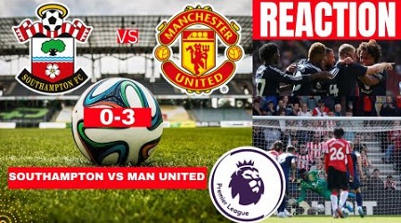 Southampton vs Manchester United 0-3 Live Premier League Football EPL Match Score Highlights Utd