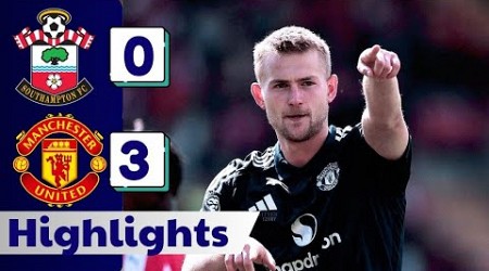 Manchester United vs Southampton 3-0 | All Goals &amp; Hіghlіghts 2024 Full Match