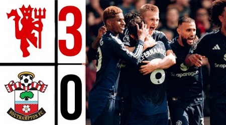 Southampton vs Man United (0:2) Highlights | Premier League 24/25 Matthijs de Ligt &amp; rashford Goal