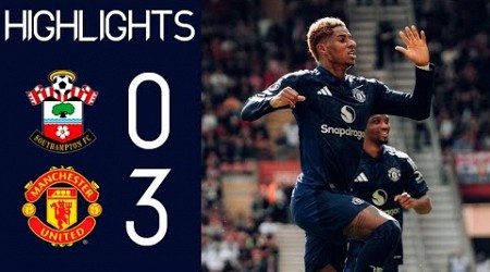 Marcus Rashford Goal | Southampton vs Manchester United 0-3 Highlights | Premier League 2024/25