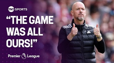 Erik ten Hag reacts to Man United&#39;s 3-0 victory against Southampton