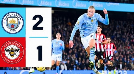 Manchester City vs Brentford (2-1) | All Goals &amp; Extended Highlights | Premier League 2024/25