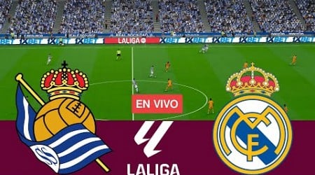 [EN VIVO] Real Madrid vs Real Sociedad. La Liga 24/25 Partido Completo - Simulación de Videojuegos