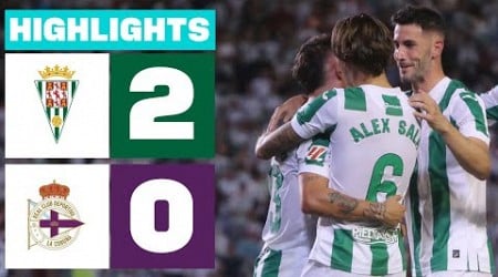 CÓRDOBA CF 2 - 0 RC DEPORTIVO | RESUMEN LALIGA HYPERMOTION